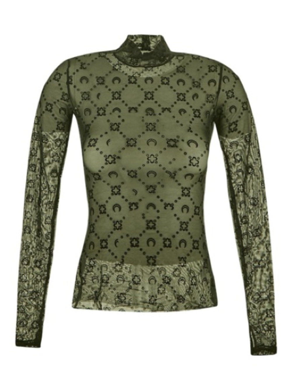 Brand New, With Tags, Marine Serre Moon Diamond Mesh Second Skin Top.